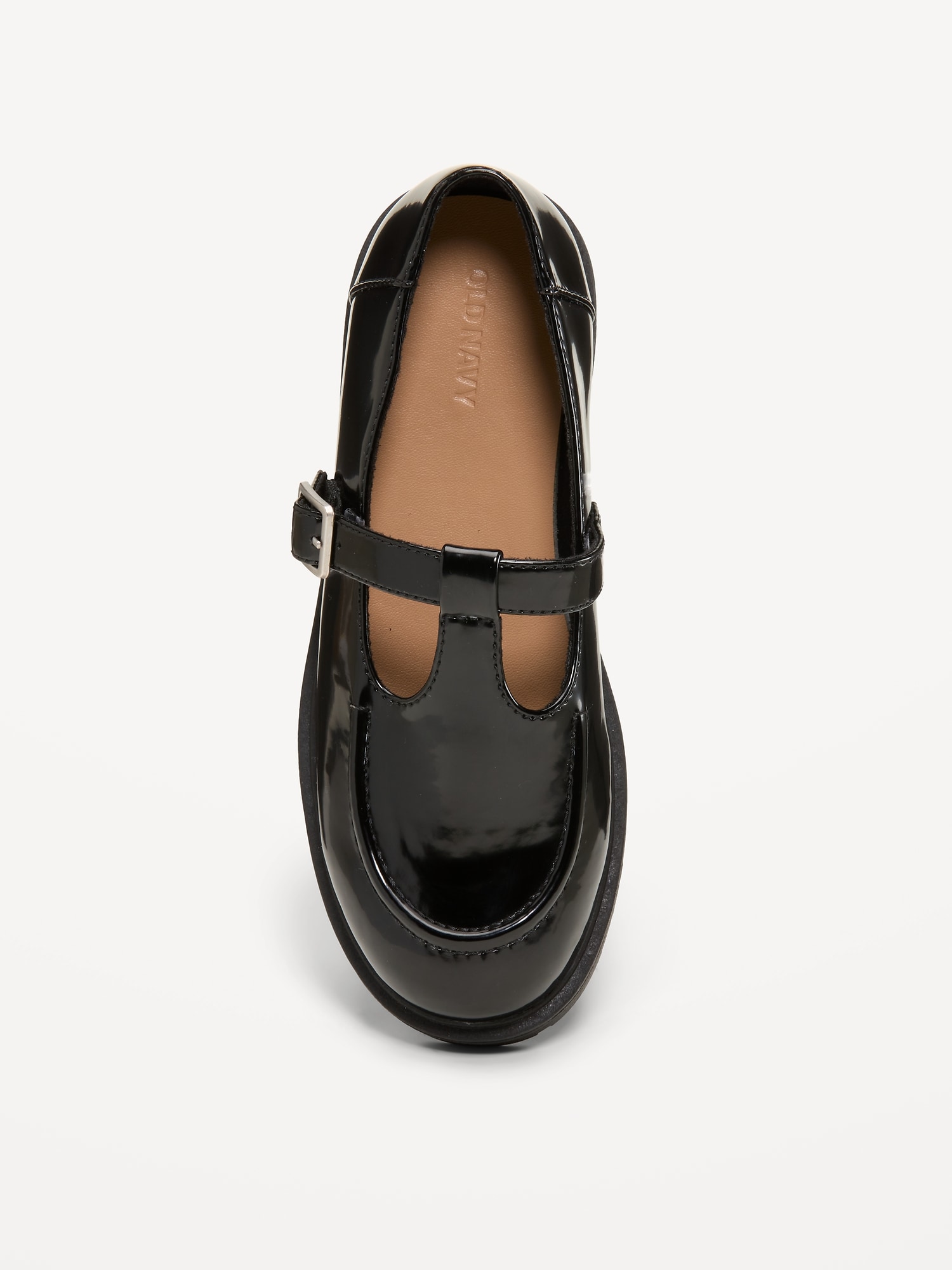 Shiny Faux-Leather Mary Jane Shoes for Girls