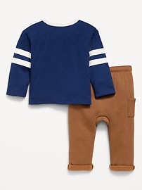 Image number 2 showing, Long-Sleeve Graphic T-Shirt and Sweatpants Set for Baby
