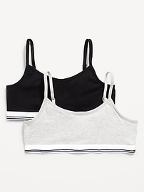 Image number 1 showing, Cami Bra 2-Pack for Girls