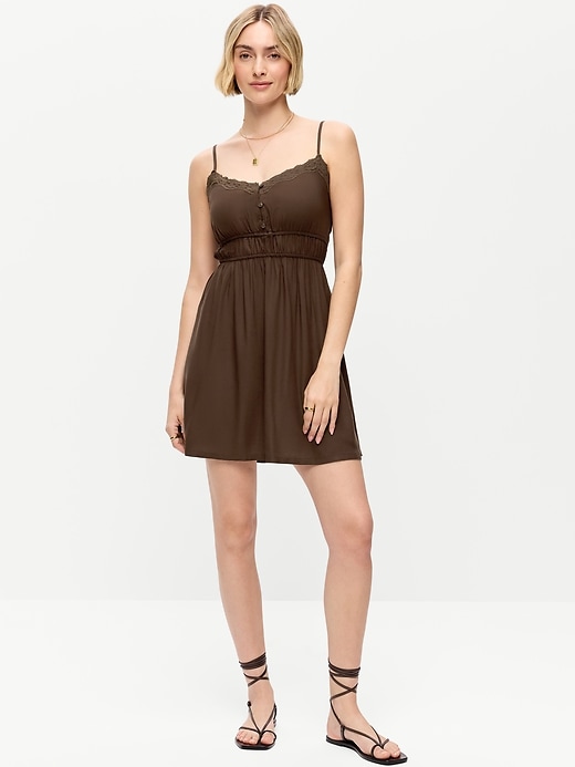 Image number 1 showing, Sleeveless Trousseau Mini Dress
