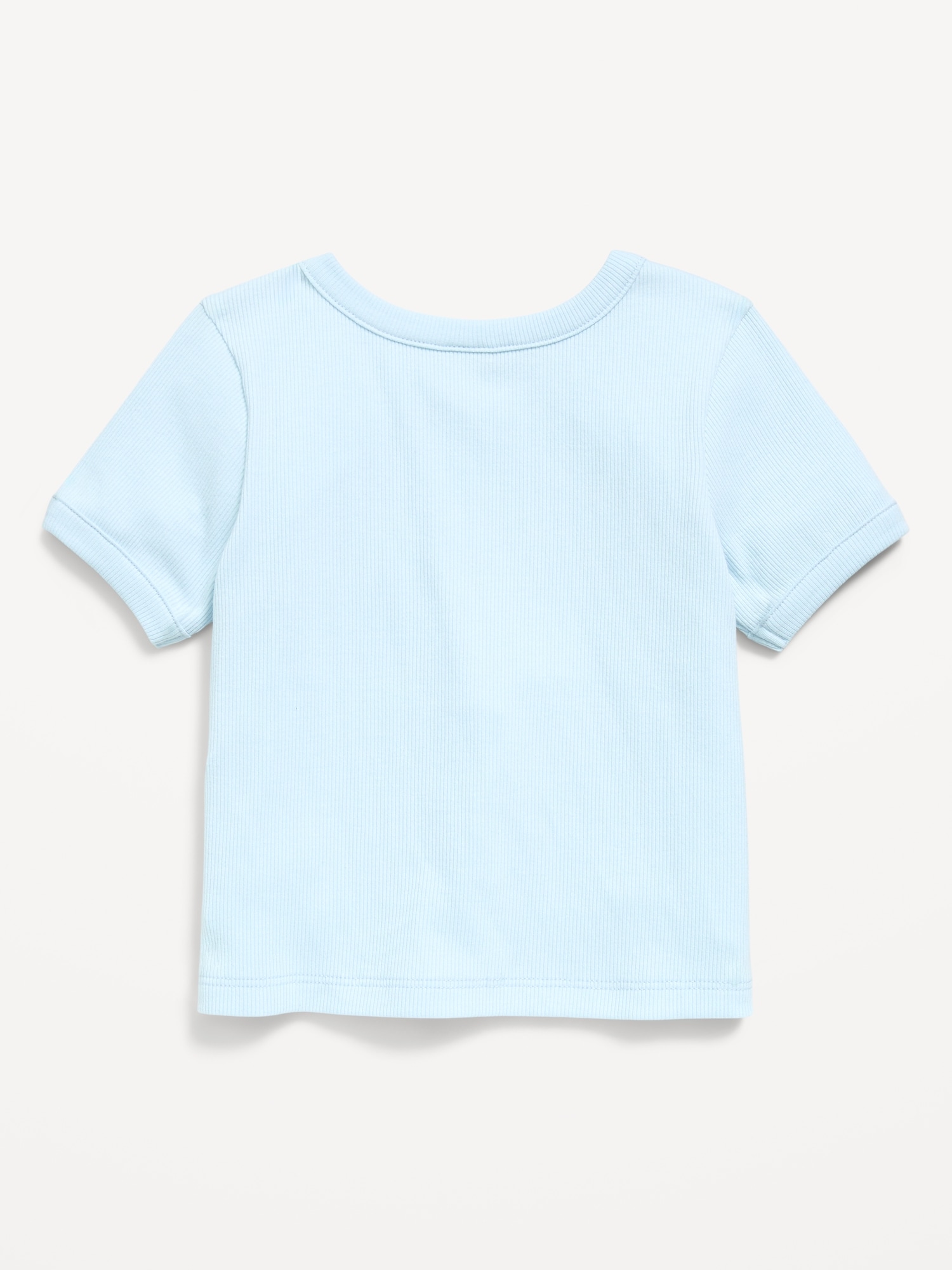Short-Sleeve Ringer Graphic T-Shirt for Toddler Girls