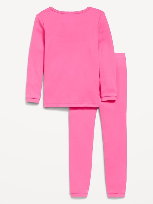 Image number 2 showing, Snug-Fit Graphic Pajama Set for Girls