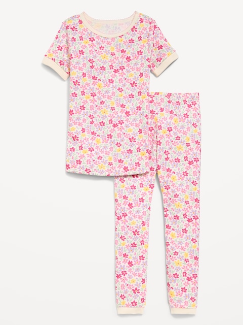 Printed Snug-Fit Pajama Set for Toddler & Baby
