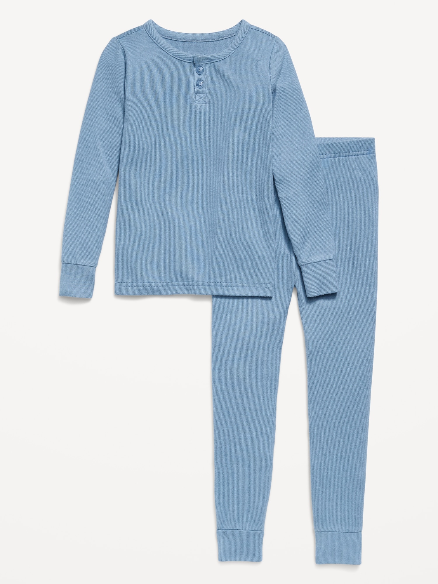 Snug-Fit Henley Pajama Set for Toddler & Baby