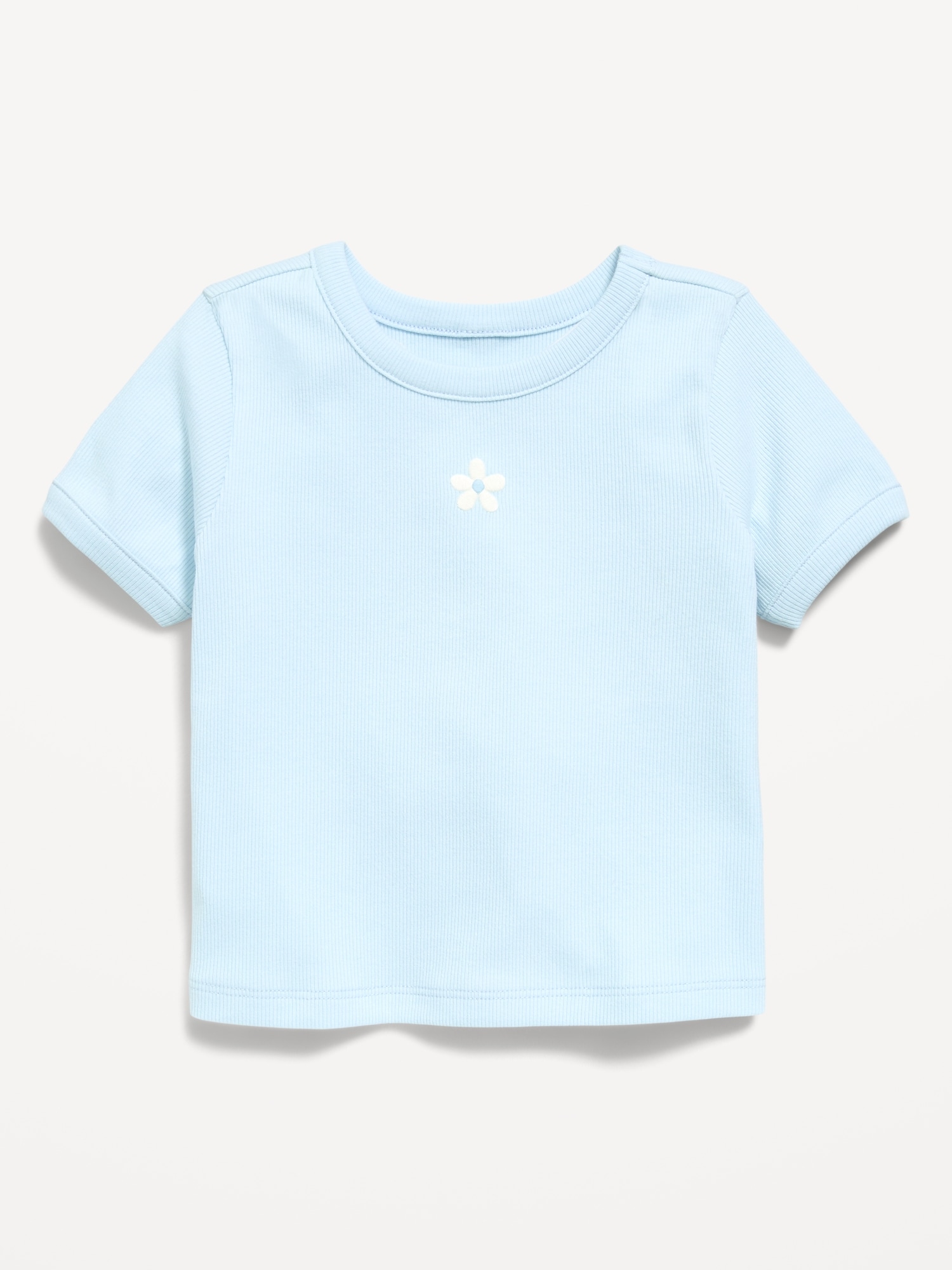 Short-Sleeve Ringer Graphic T-Shirt for Toddler Girls