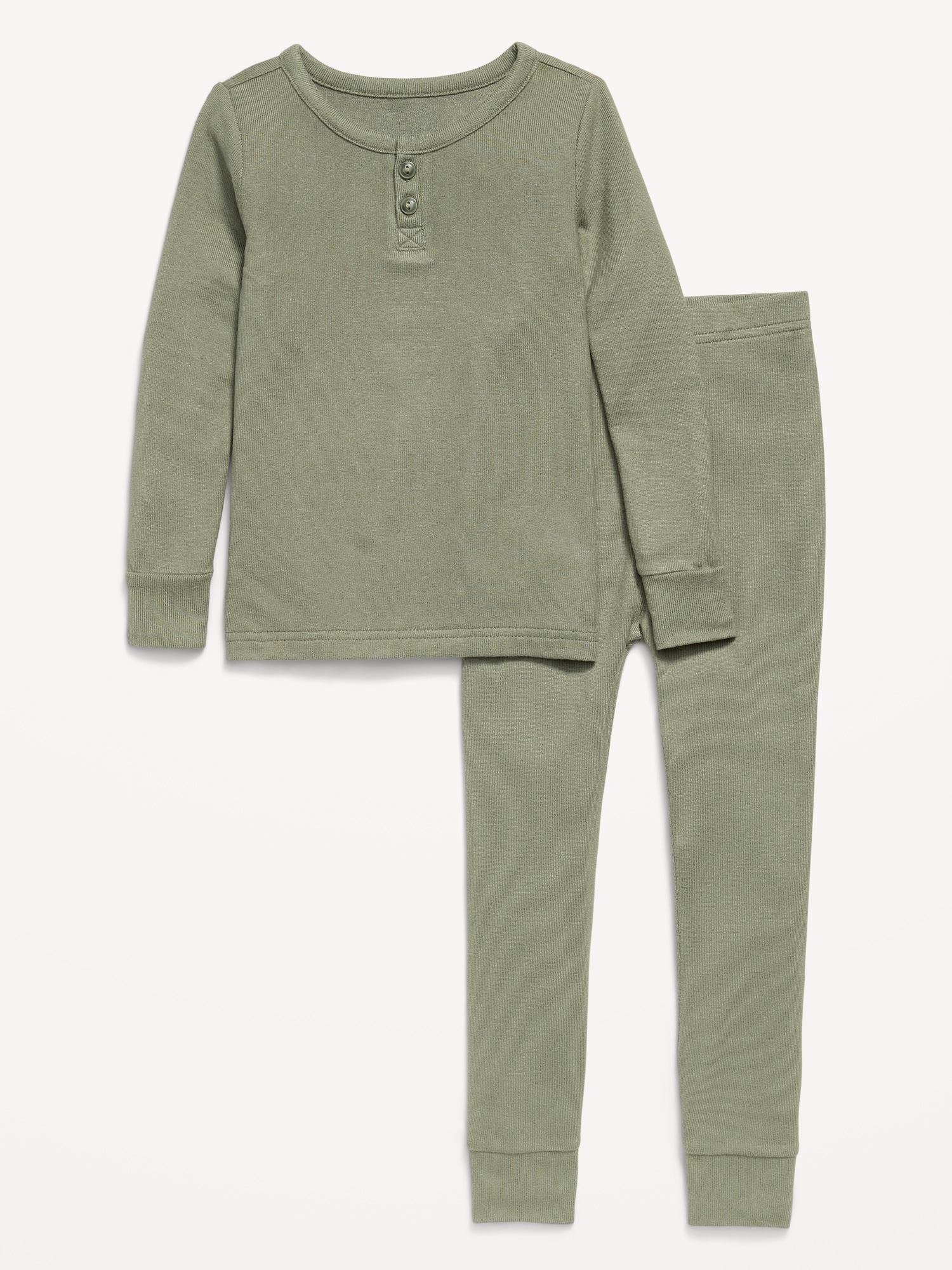 SoftMode Snug-Fit Henley Pajama Set for Toddler & Baby