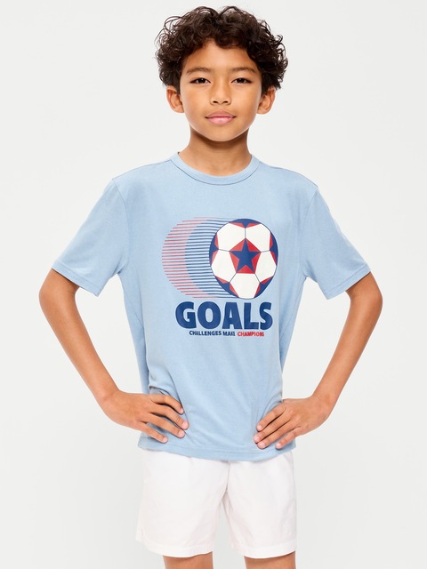 CloudMotion Graphic Performance T-Shirt for Boys