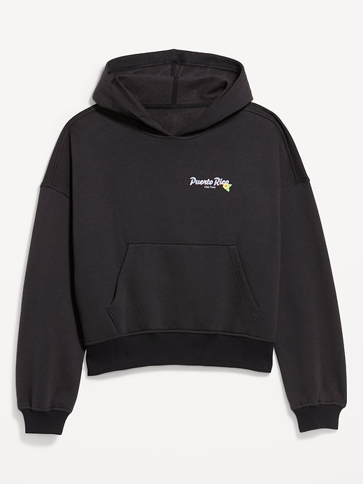 Image number 4 showing, Oversized Pullover Graphic Hoodie Sweatshirt