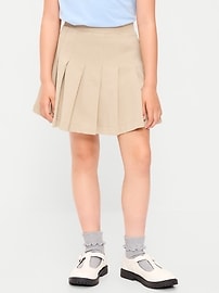 Image number 1 showing, School Uniform Ponte-Knit Pleated Skort for Girls
