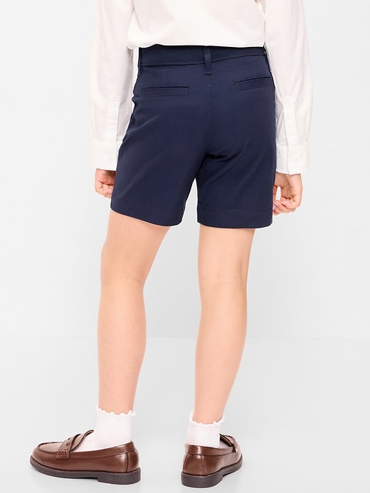 Image number 2 showing, School Uniform Twill Bermuda Shorts for Girls