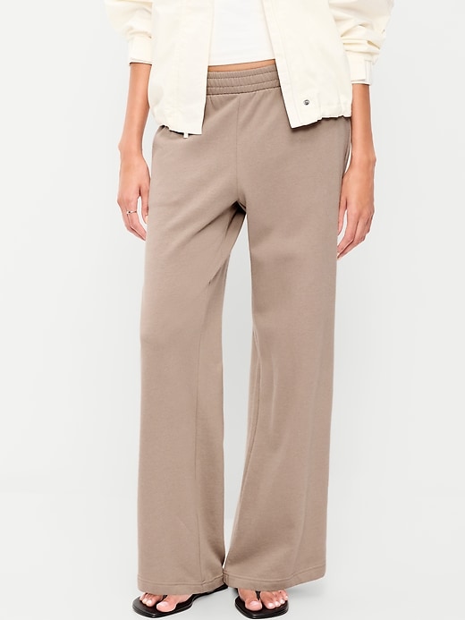 Image number 2 showing, High-Waisted SoComfy Wide-Leg Sweatpants