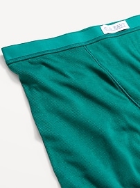 Image number 2 showing, High-Waisted Ribbed Boyshort Briefs -- 3-inch inseam