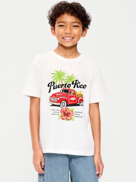 Short-Sleeve Logo-Graphic T-Shirt for Boys