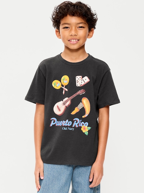 Short-Sleeve Logo-Graphic T-Shirt for Boys