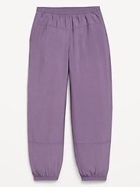Image number 2 showing, High-Waisted Crinkled Harem Pants for Girls