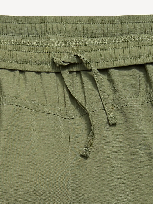 Image number 3 showing, High-Waisted Crinkled Harem Pants for Girls