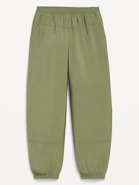 Image number 1 showing, High-Waisted Crinkled Harem Pants for Girls