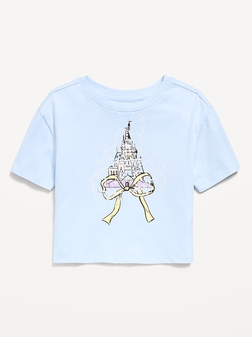 Image number 1 showing, Disney© Princess Oversized Boxy Graphic T-Shirt for Toddler Girls