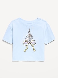 Image number 1 showing, Disney© Princess Oversized Boxy Graphic T-Shirt for Toddler Girls