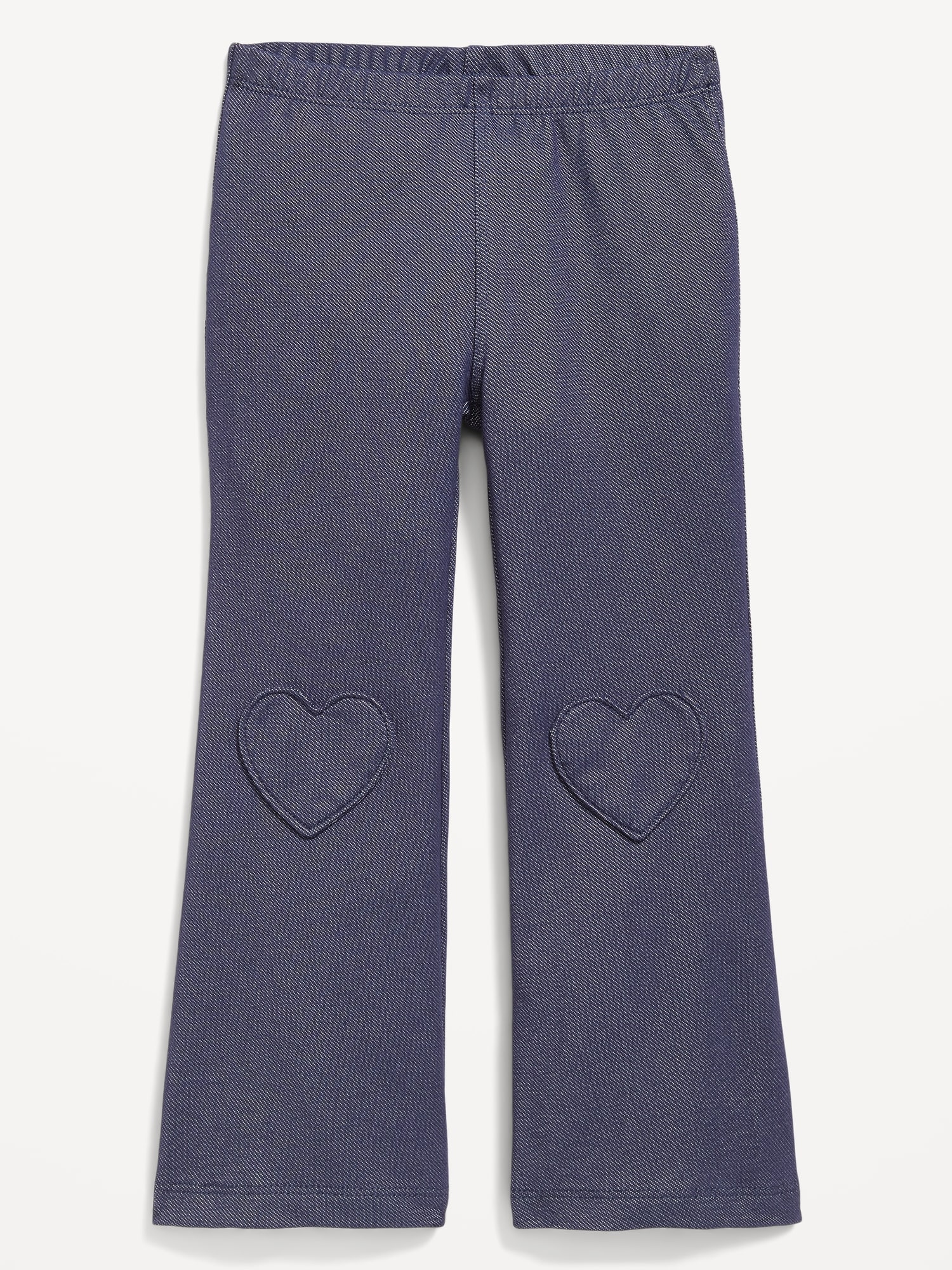 Faux-Denim Flared Leggings for Toddler Girls
