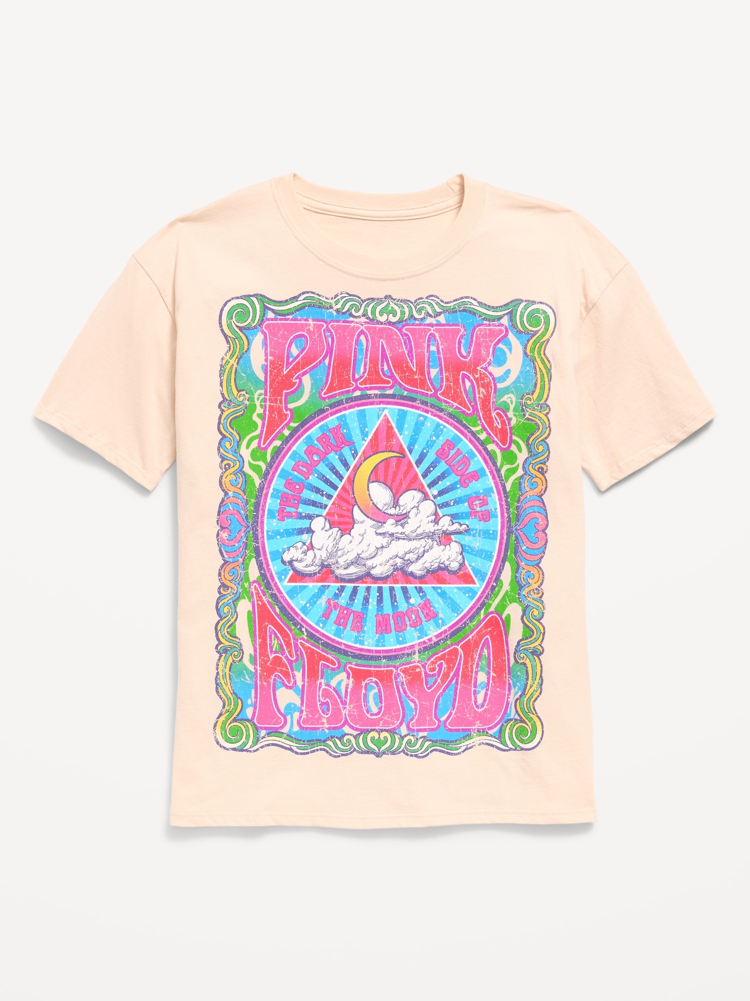 Pink Floyd™ Oversized Graphic T-Shirt for Girls
