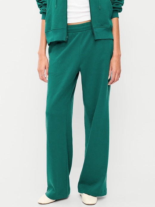Image number 2 showing, High-Waisted SoComfy Wide-Leg Sweatpants