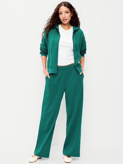 Image number 1 showing, High-Waisted SoComfy Wide-Leg Sweatpants