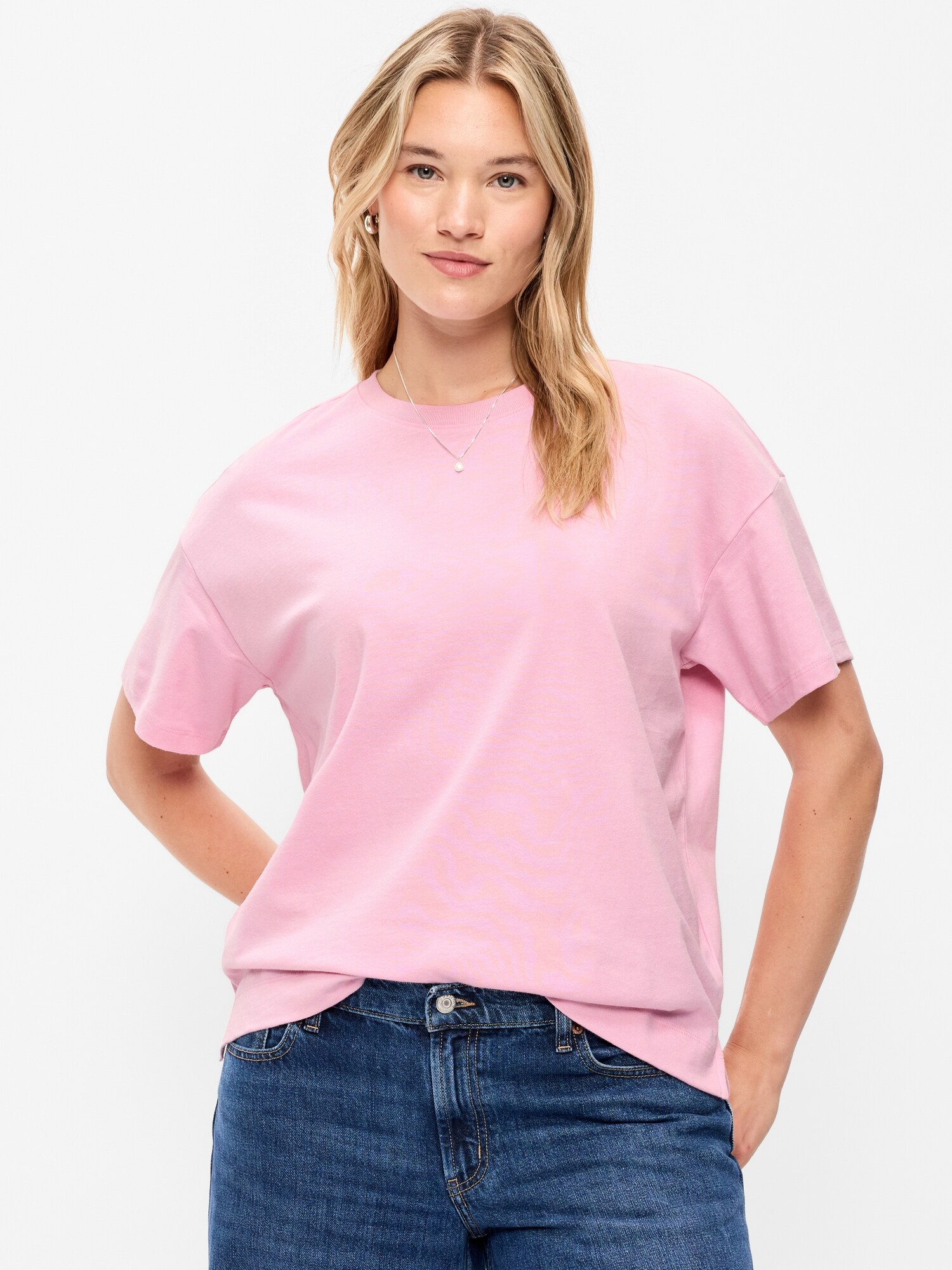 Женская футболка Old Navy Vintage Crew-Neck, цвет: Bergamot — фото 4