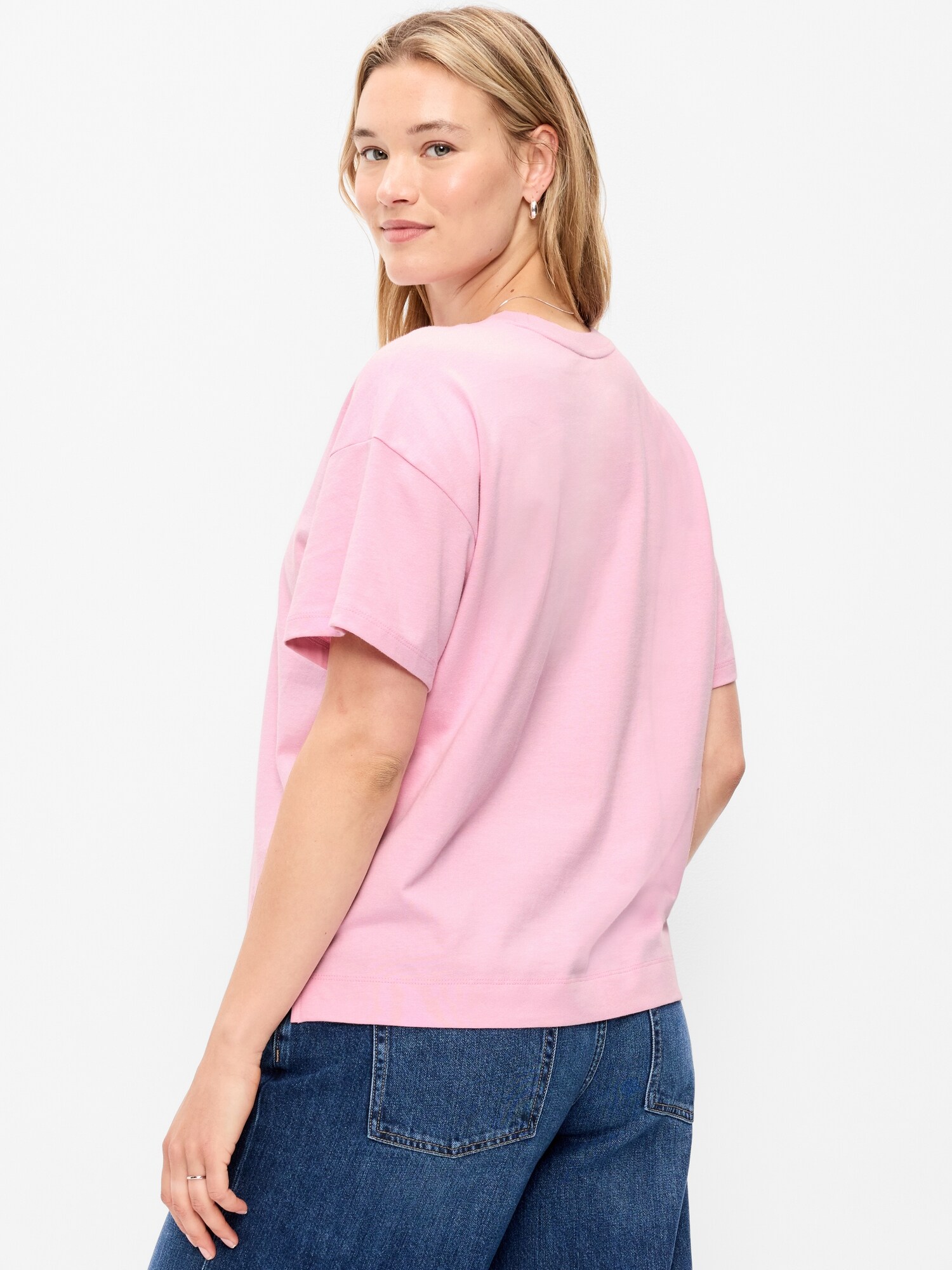 Женская футболка Old Navy Vintage Crew-Neck, цвет: Bergamot — фото 5