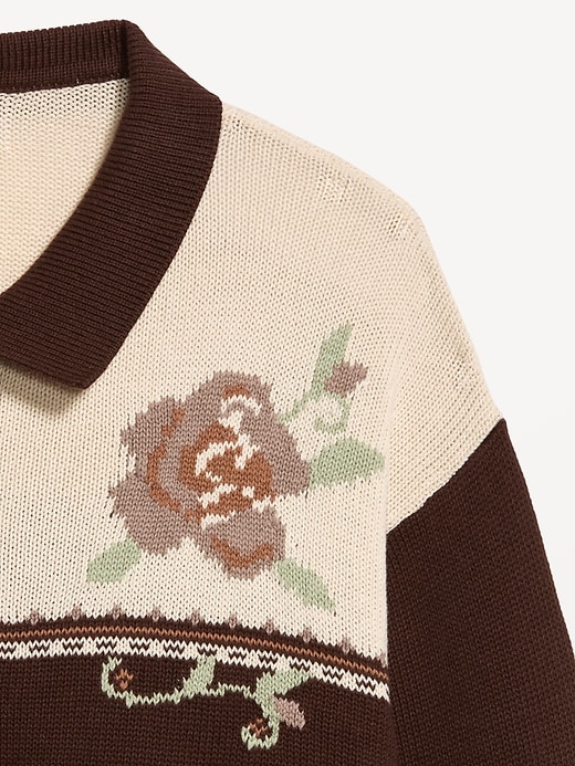Image number 4 showing, Seaside Cotton Tie-Front Collared Cardigan