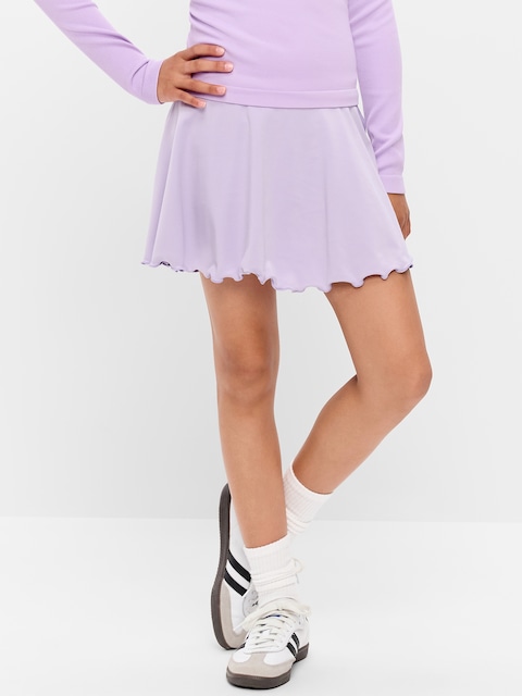 High-Waisted StudioSmooth Ruffled Skort for Girls