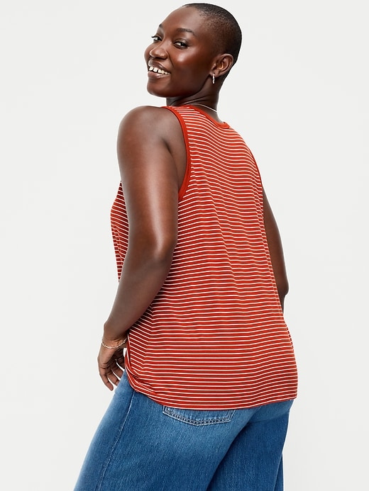 Image number 6 showing, Luxe High-Neck Tank Top