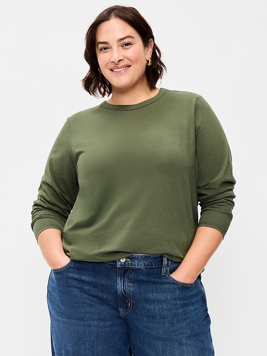 Image number 6 showing, EveryWear Long-Sleeve T-Shirt