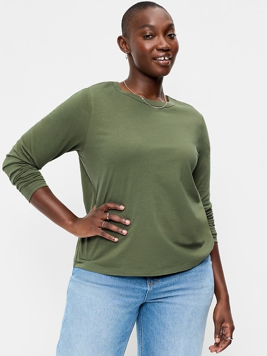 Image number 4 showing, EveryWear Long-Sleeve T-Shirt