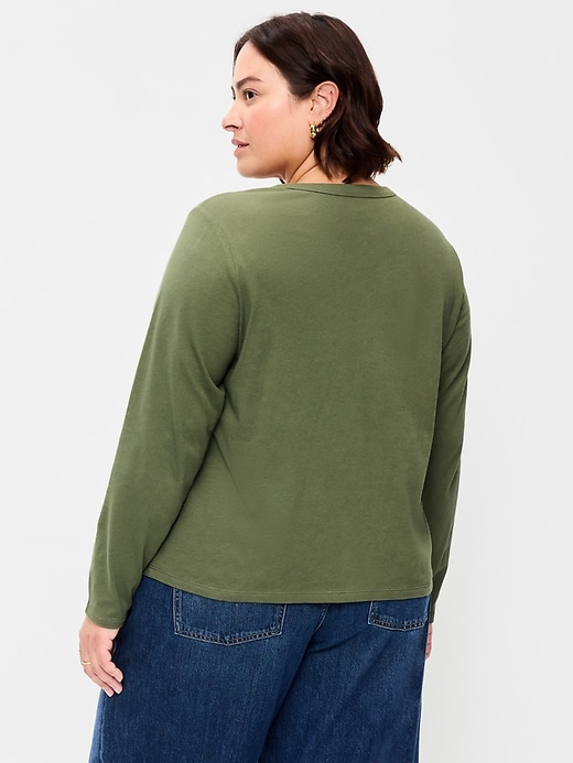 Image number 7 showing, EveryWear Long-Sleeve T-Shirt