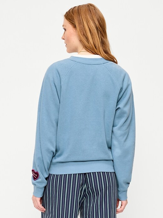 Image number 2 showing, Oversized Raglan Sweatshirt