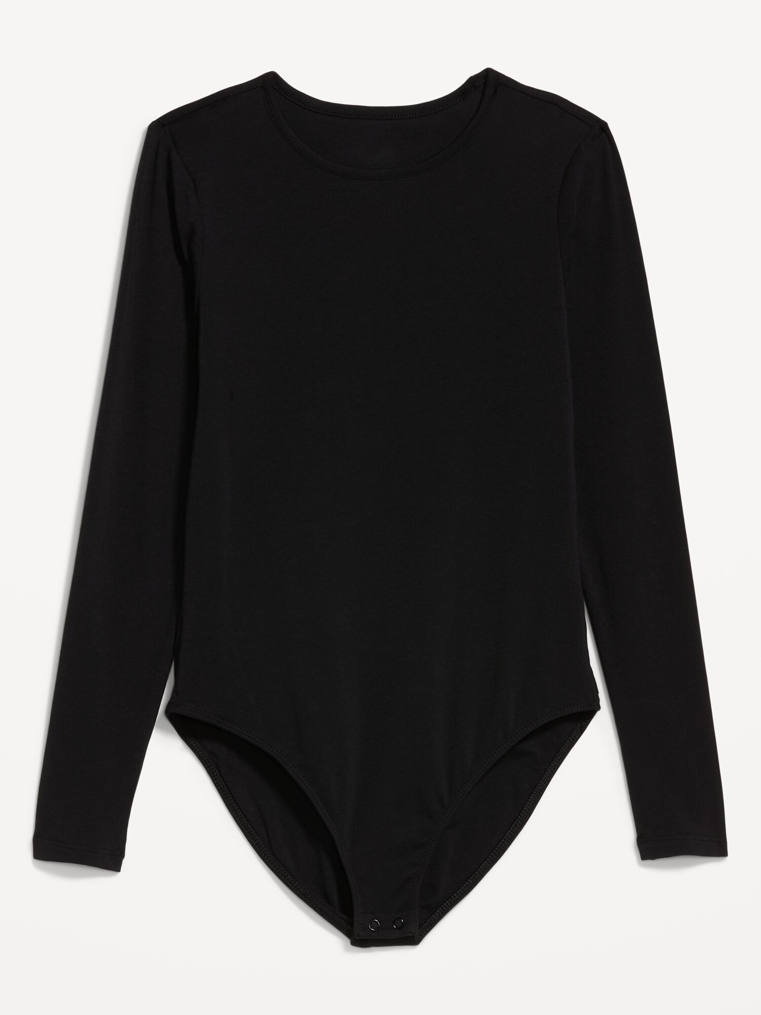 Long-Sleeve Crew-Neck Bodysuit