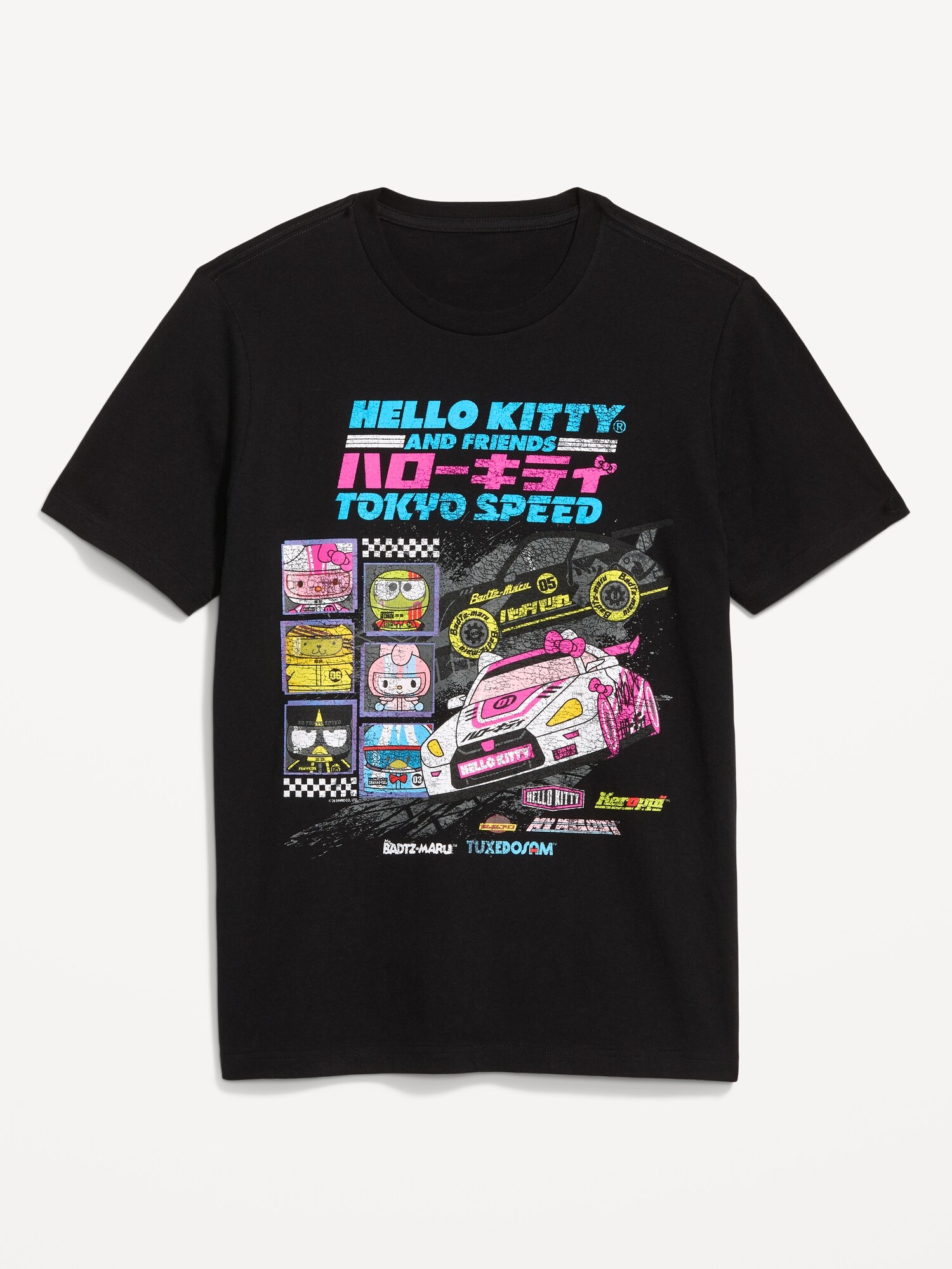 Мужская футболка Old Navy Hello Kitty® T-Shirt, цвет: Чёрный — фото 2