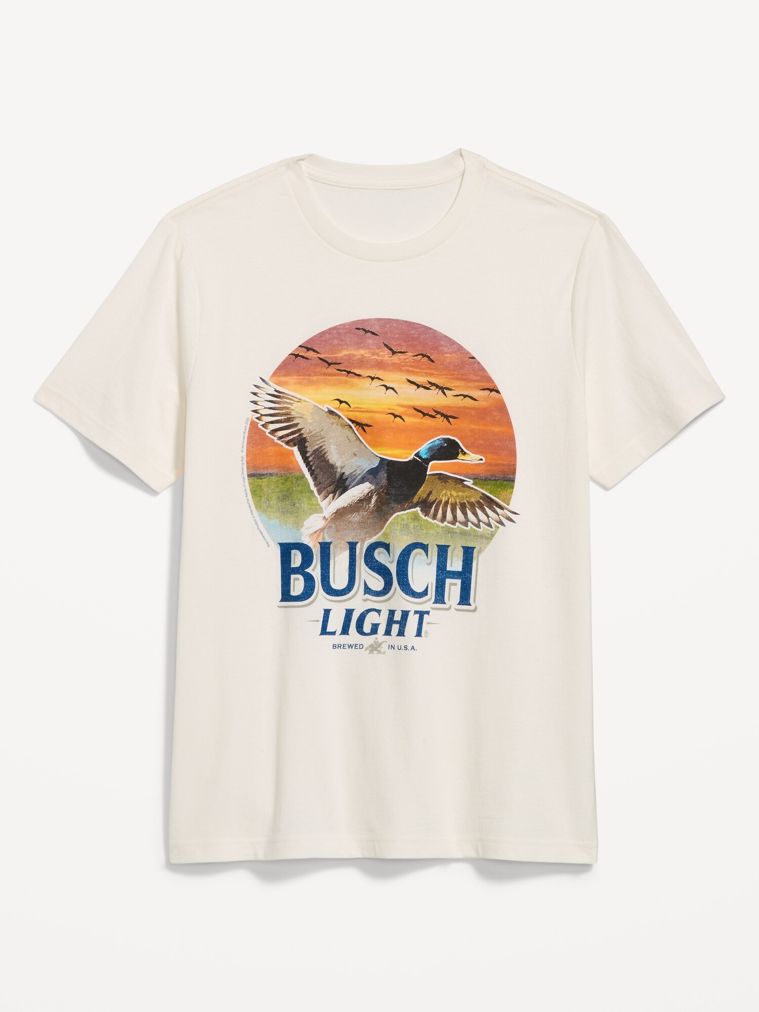 Мужская футболка Old Navy Busch Light® T-Shirt, цвет: Морская соль — фото 2