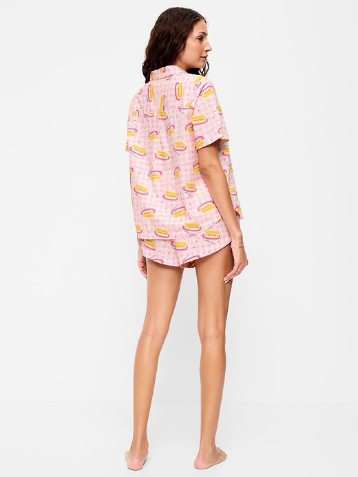 Image number 2 showing, Poplin Pajama Short Set