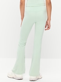 Image number 2 showing, High-Waisted StudioSmooth Flared Leggings for Girls