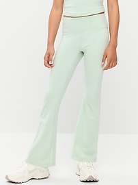 Image number 1 showing, High-Waisted StudioSmooth Flared Leggings for Girls