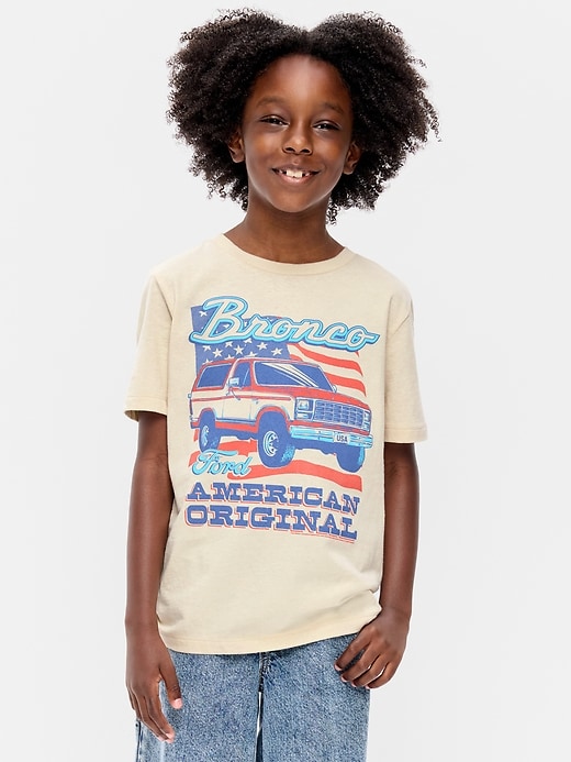 Image number 1 showing, Ford Bronco™ Gender-Neutral Graphic T-Shirt for Kids