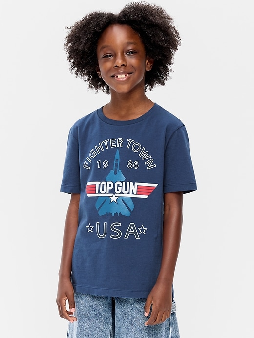 Image number 1 showing, Top Gun™ Gender-Neutral Graphic T-Shirt for Kids