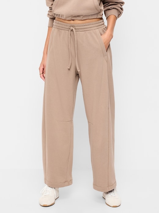 Image number 2 showing, Mid-Rise SoComfy Barrel Sweatpants