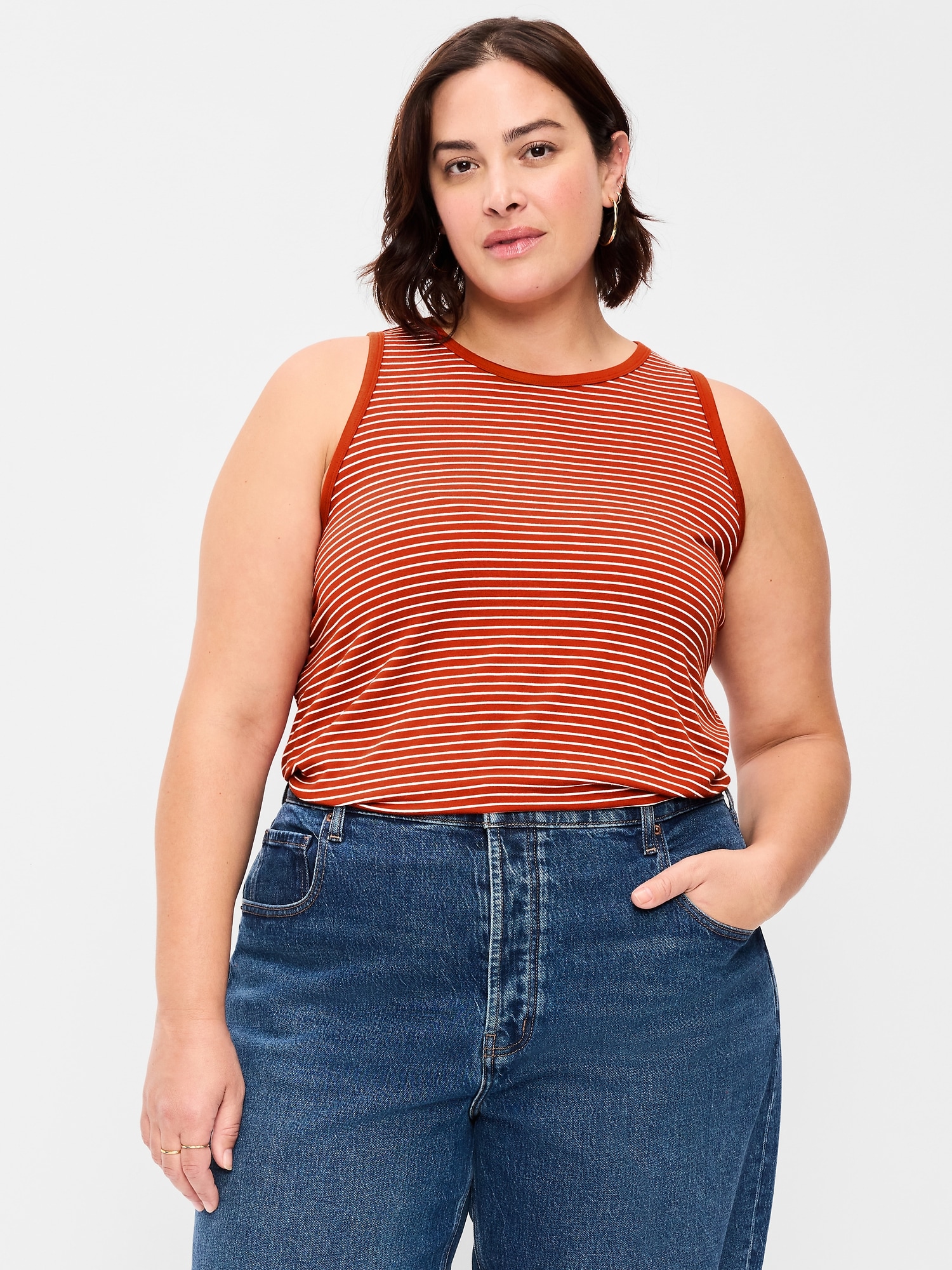 Luxe High-Neck Tank Top