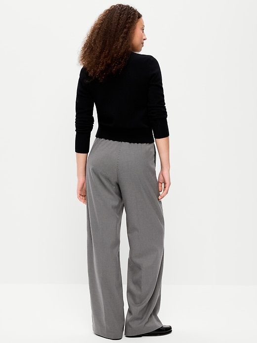 Image number 3 showing, High-Waisted Billie Wide-Leg Trouser