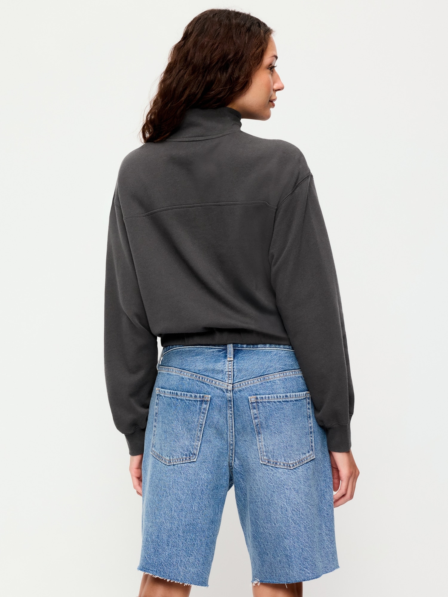 SoComfy Funnel-Neck Sweatshirt