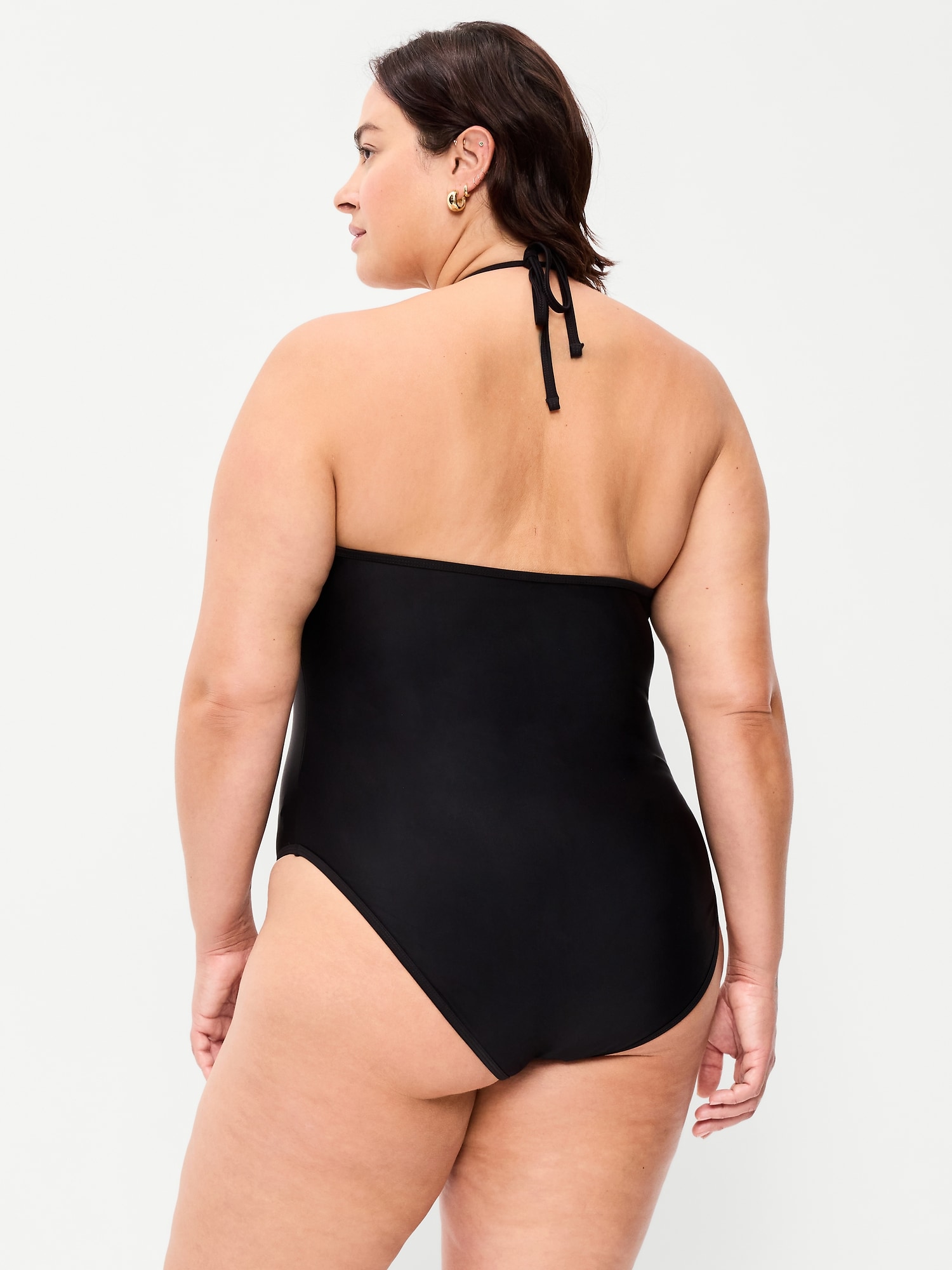 V-Neck Halter Swimsuit