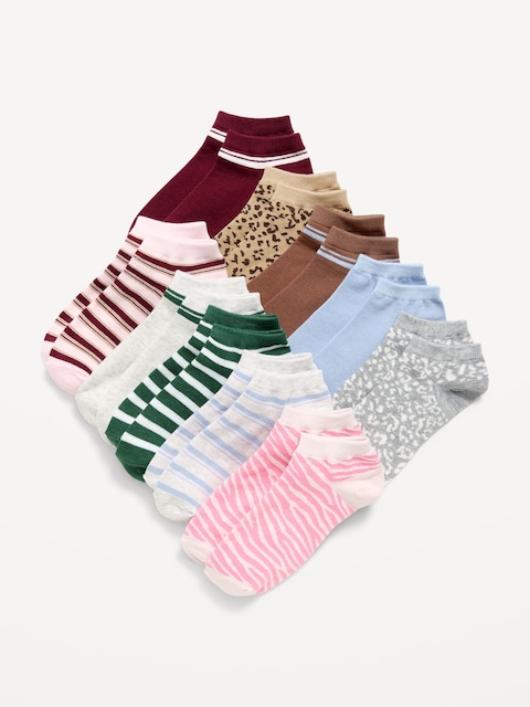 Ankle Socks 10-Pack for Girls